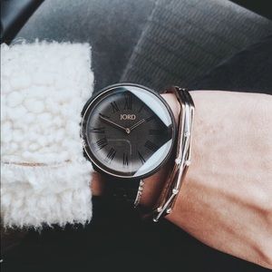 JORD CASSIA collection wood watch in onyx